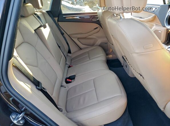 WP1AB2A58MLB35766 2021 PORSCHE MACAN Brown Вид задньої частини салону