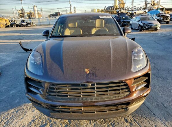 WP1AB2A58MLB35766 2021 PORSCHE MACAN Brown Вид спереду