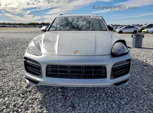 WP1AB2AY4LDA27681 2020 PORSCHE CAYENNE Silver Front view