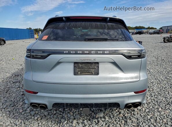WP1AB2AY4LDA27681 2020 PORSCHE CAYENNE Silver Rear view