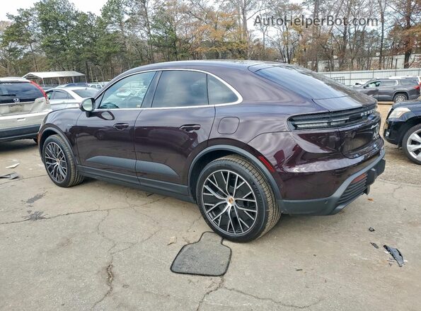 WP1AB2XA1SL153590 2025 PORSCHE MACAN Burgundy Задня ліва чверть