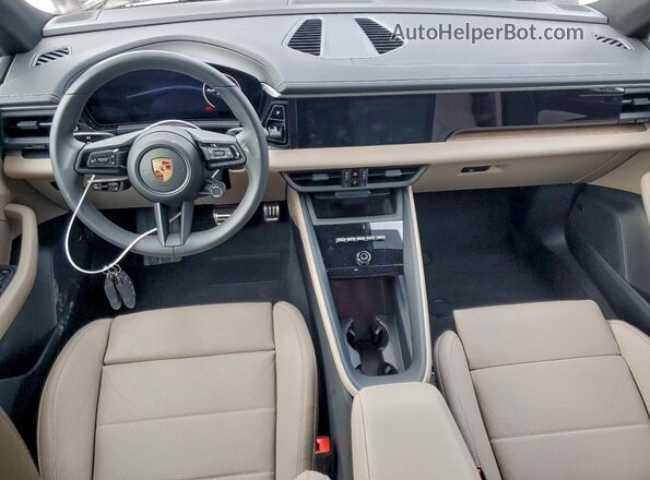 WP1AB2XA1SL153590 2025 PORSCHE MACAN Burgundy Вид панелі приладів