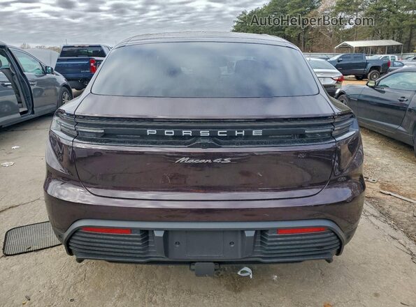 WP1AB2XA1SL153590 2025 PORSCHE MACAN Burgundy Вид ззаду