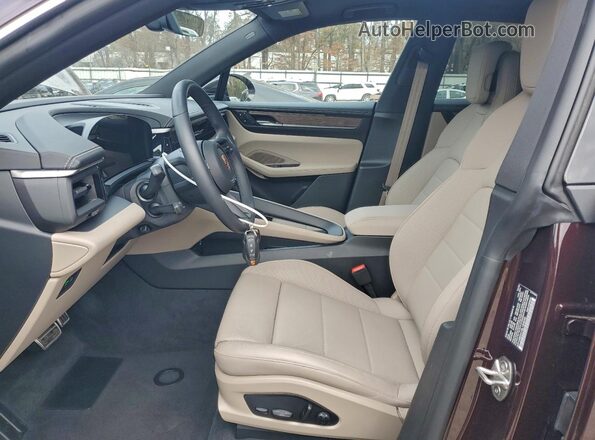 WP1AB2XA1SL153590 2025 PORSCHE MACAN Burgundy Вид салону спереду
