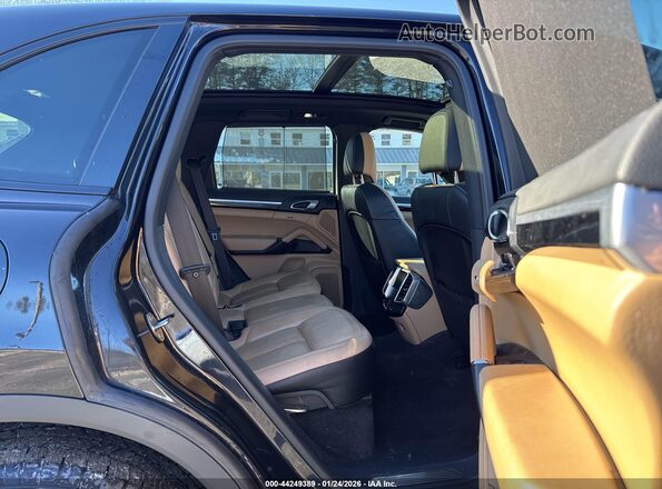 WP1AE2A23GLA64607 2016 PORSCHE CAYENNE Black VIN sticker view