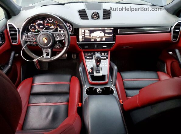WP1AF2AY4MDA36774 2021 PORSCHE CAYENNE Black Вид панелі приладів