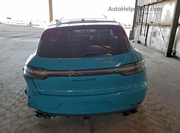 WP1AG2A55MLB53370 2021 PORSCHE MACAN Turquoise Вид ззаду