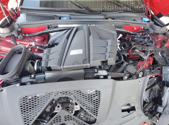 WP1AG2A55SLB42558 2025 PORSCHE MACAN Red Вид задньої частини салону