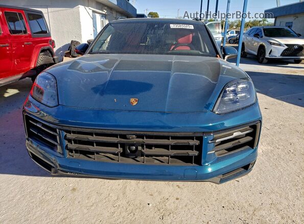 WP1AL2AY7RDA35974 2024 PORSCHE CAYENNE Blue Դիմացի տեսք