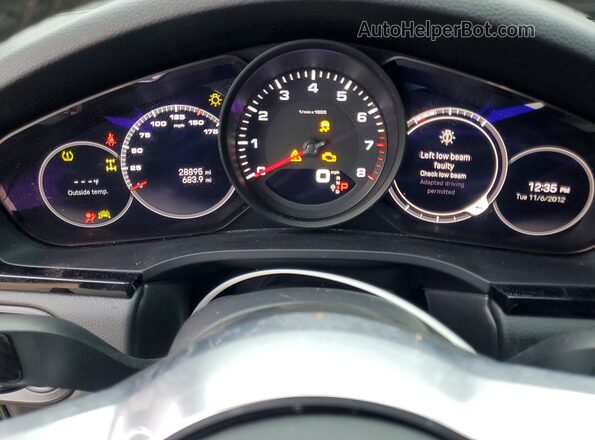 WP1BA2AY2PDA25179 2023 PORSCHE CAYENNE Gray Widok zestawu wskaźników