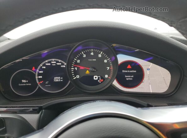 WP1BA2AYXPDA27729 2023 PORSCHE CAYENNE Silver Вид щитка приладів