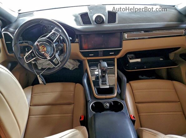 WP1BE2AY9MDA44070 2021 PORSCHE CAYENNE Black წინა პანელის ხედი