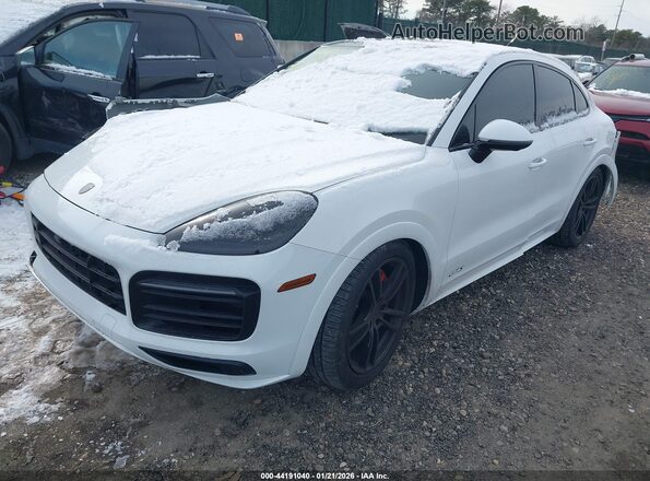 WP1BG2AYXMDA49613 2021 PORSCHE CAYENNE White Vista tres cuartos delantera izquierda