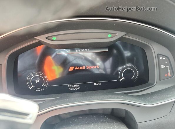 WUA1CBF2XPN905233 2023 AUDI RS6 Black Widok zestawu wskaźników