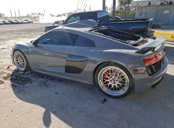 WUABAAFX4J7902162 2018 AUDI R8 Серый Задняя левая четверть