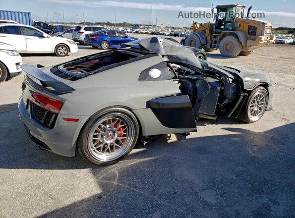 WUABAAFX4J7902162 2018 AUDI R8 Серый Задняя правая четверть
