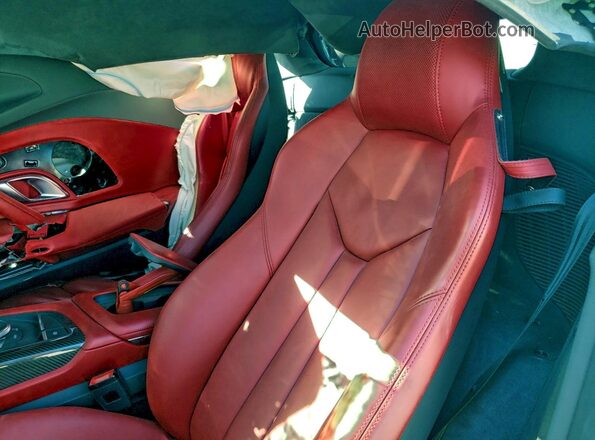 WUABAAFX4J7902162 2018 AUDI R8 Серый Вид задних сидений