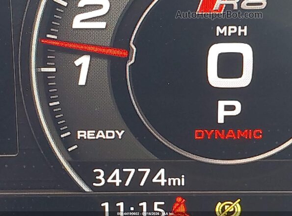 WUABAAFX7J7902446 2018 AUDI R8 Серый 