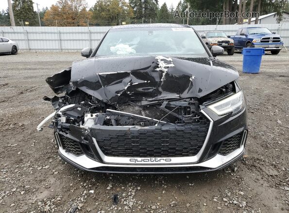 WUABWGFF0J1905767 2018 AUDI RS3 Black Vista frontal