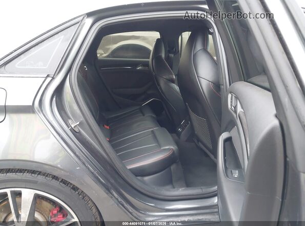 WUABWGFF1J1902828 2018 AUDI RS3 Gray VIN კოდის სტიკერის ხედი