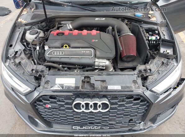 WUABWGFF1J1902828 2018 AUDI RS3 Gray უკანა ხედი