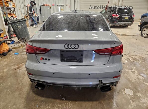 WUABWGFF4J1905321 2018 AUDI RS3 Gray Rear view