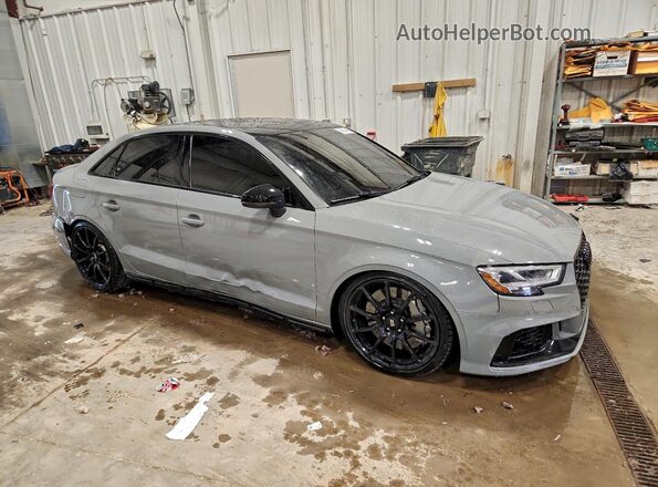 WUABWGFF4J1905321 2018 AUDI RS3 Gray Front right