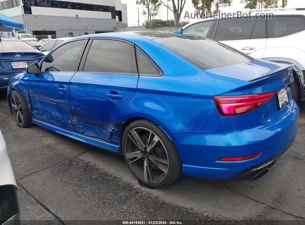 WUABWGFF7J1905717 2018 AUDI RS3 Blue უკანა მარცხენა