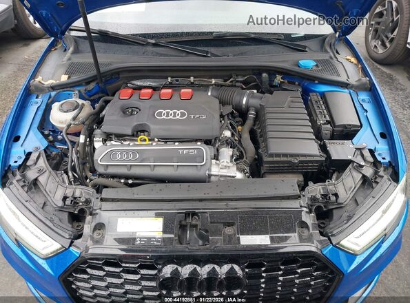 WUABWGFF7J1905717 2018 AUDI RS3 Blue უკანა ხედი