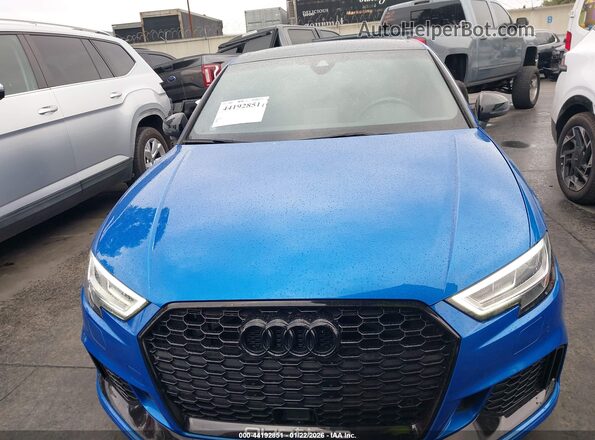 WUABWGFF7J1905717 2018 AUDI RS3 Blue უკანა სალონის ხედი