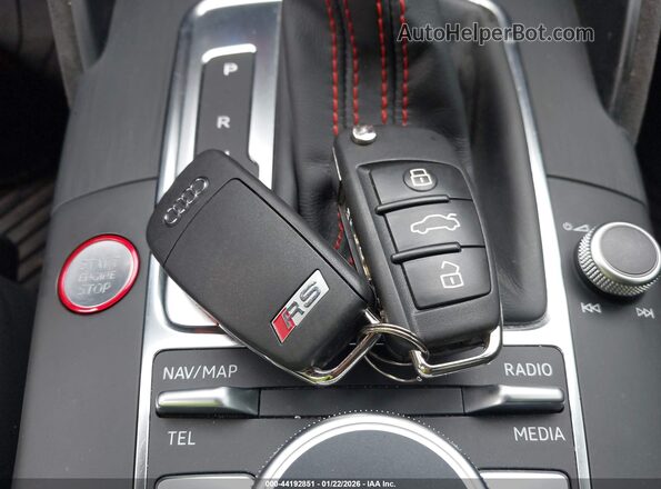 WUABWGFF7J1905717 2018 AUDI RS3 Blue წინა პანელის ხედი