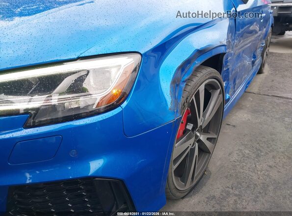 WUABWGFF7J1905717 2018 AUDI RS3 Blue 