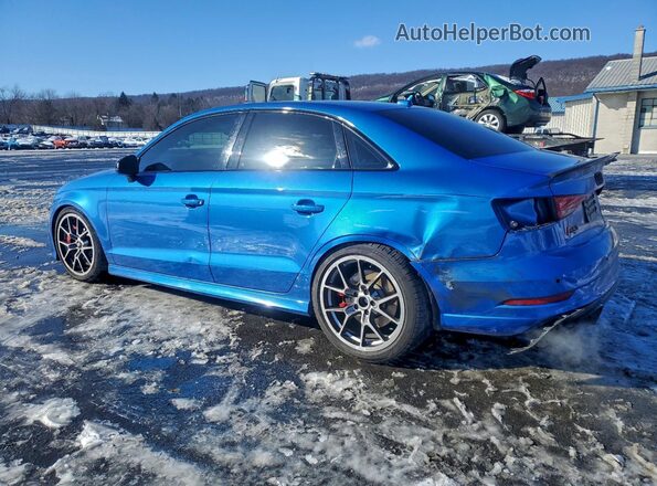 WUABWGFF8J1900316 2018 AUDI RS3 Blue Rear left
