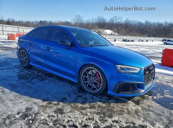 WUABWGFF8J1900316 2018 AUDI RS3 Blue Front right