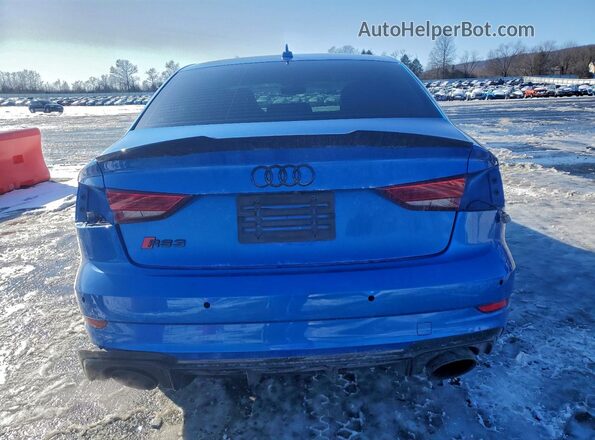 WUABWGFF8J1900316 2018 AUDI RS3 Blue Rear view