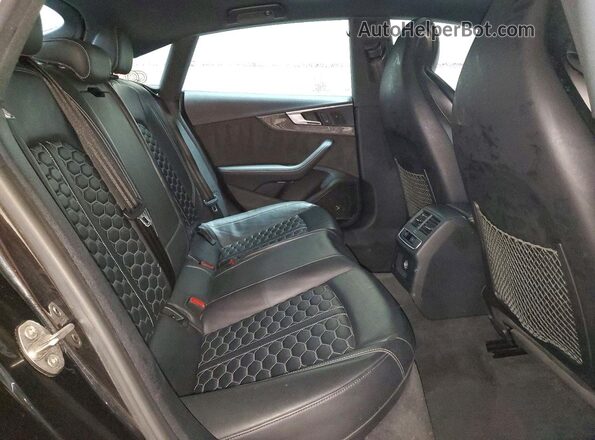WUACWCF53KA902125 2019 AUDI RS5 Black უკანა სავარძლების ხედი
