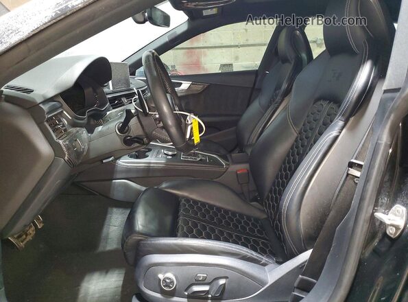 WUACWCF53KA902125 2019 AUDI RS5 Black წინა სალონის ხედი