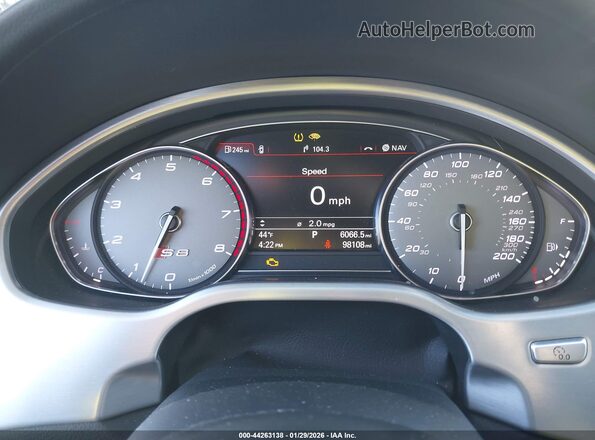 WUAJ5AFD4HN900746 2017 AUDI S8 Gray 
