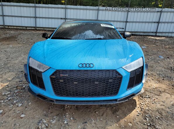 WUAKBAFX0J7900387 2018 AUDI R8 Blue Вид спереду