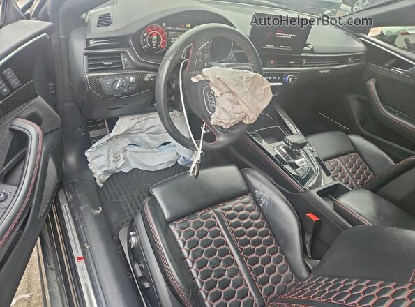 WUANWAF55MA902708 2021 AUDI RS5 Gray Vista del salpicadero