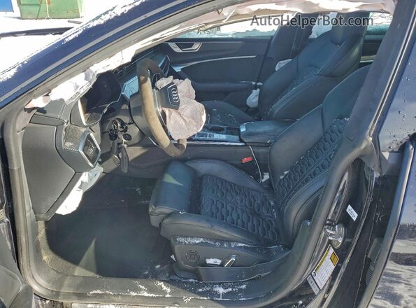 WUAPCBF28NN903911 2022 AUDI RS7 Black წინა სალონის ხედი