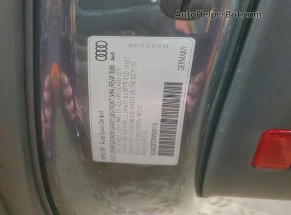 WUAPCBF2XMN906114 2021 AUDI RS7 Угольный Вид подкапотного пространства