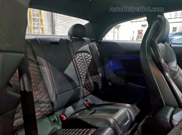 WUAPWAF56JA902334 2018 AUDI RS5 Black Rear seats view