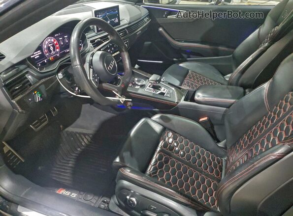 WUAPWAF56JA902334 2018 AUDI RS5 Black Front interior view