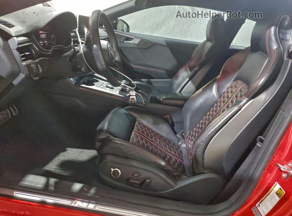 WUAPWAF56JA904777 2018 AUDI RS5 Red Vista interior delantera