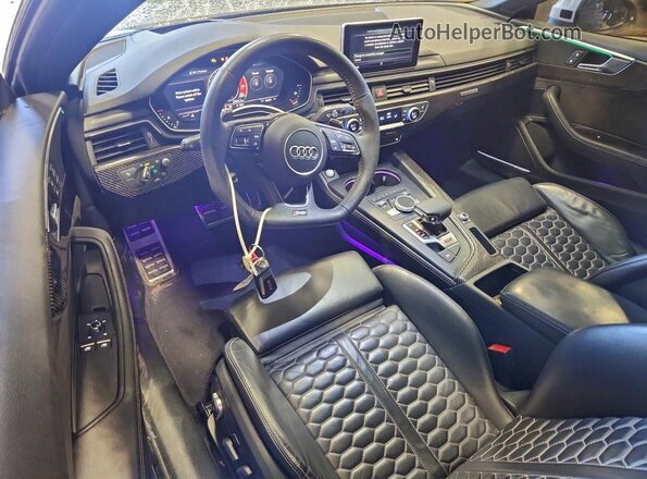 WUAPWAF56JA904889 2018 AUDI RS5 White Dashboard view