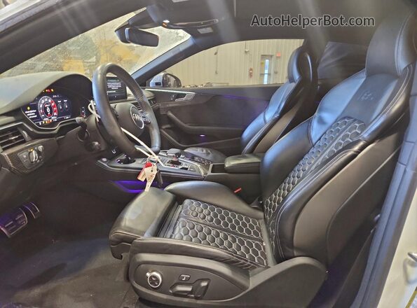 WUAPWAF56JA904889 2018 AUDI RS5 White Front interior view