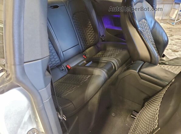 WUAPWAF56JA904889 2018 AUDI RS5 White Rear seats view