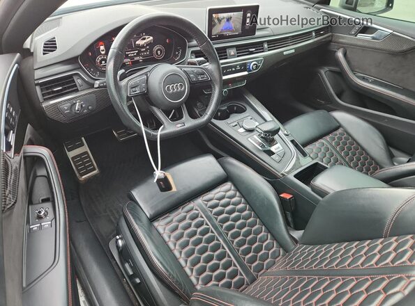 WUAPWAF57JA904545 2018 AUDI RS5 Gray Dashboard view