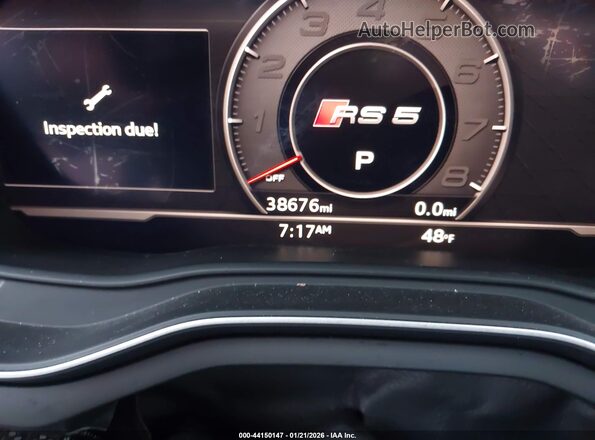 WUARWAF58JA904045 2018 AUDI RS5 Black 